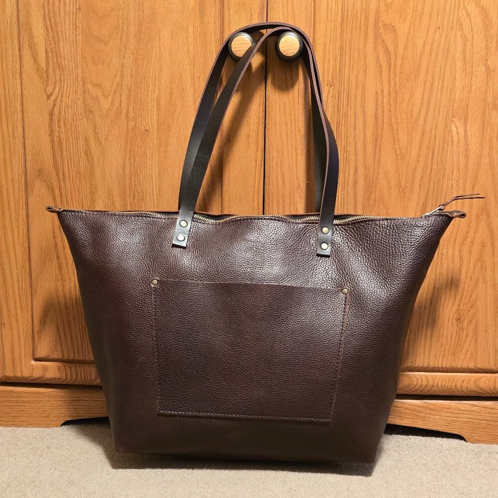 Leather Tote Bag, Oversized from Portland Leather